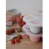 BEABA SILIKONA ZĪDAIŅU PĀRTIKAS KONTEINERIS MULTIPORTIONS, XL (6x150 ML), PINK