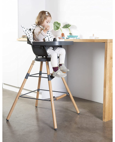 CHILDHOME EVOLU MAITINIMO KĖDUTĖS KOJŲ PRAILGINIMAI, NATURAL ANTHRACITE