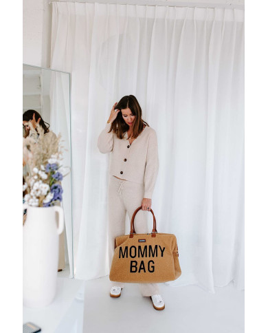 CHILDHOME DIDELIS MAMOS REIKMENŲ KREPŠYS MOMMY BAG, TEDDY BEIGE