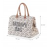 CHILDHOME DIDELIS MAMOS REIKMENŲ KREPŠYS MOMMY BAG,  LEOPARD