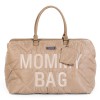 CHILDHOME DIDELIS MAMOS REIKMENŲ KREPŠYS MOMMY BAG, PUFFERED - BEIGE