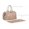 CHILDHOME DIDELIS MAMOS REIKMENŲ KREPŠYS MOMMY BAG, PUFFERED - BEIGE