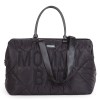CHILDHOME DIDELIS MAMOS REIKMENŲ KREPŠYS MOMMY BAG, PUFFERED - BLACK