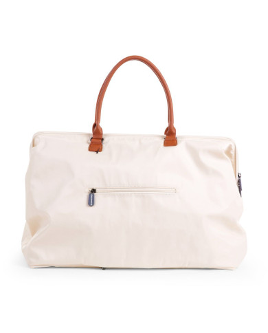 CHILDHOME DIDELIS MAMOS REIKMENŲ KREPŠYS MOMMY BAG, OFF WHITE BLACK