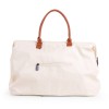 CHILDHOME DIDELIS MAMOS REIKMENŲ KREPŠYS MOMMY BAG, OFF WHITE BLACK