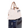 CHILDHOME DIDELIS MAMOS REIKMENŲ KREPŠYS MOMMY BAG, OFF WHITE BLACK