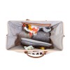 CHILDHOME DIDELIS MAMOS REIKMENŲ KREPŠYS MOMMY BAG, OFF WHITE BLACK