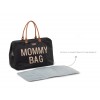 CHILDHOME DIDELIS MAMOS REIKMENŲ KREPŠYS MOMMY BAG, BLACK GOLD