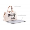 CHILDHOME DIDELIS MAMOS REIKMENŲ KREPŠYS MOMMY BAG, TEDDY OFF WHITE