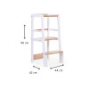 CHILDHOME MOKOMASIS BOKŠTELIS, WHITE NATURAL