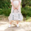 CHILDHOME DIDELIS MAMOS REIKMENŲ KREPŠYS MOMMY BAG SIGNATURE, CANVAS – OFF WHITE