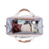 CHILDHOME DIDELIS MAMOS REIKMENŲ KREPŠYS MOMMY BAG SIGNATURE, CANVAS – OFF WHITE