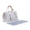 CHILDHOME DIDELIS MAMOS REIKMENŲ KREPŠYS MOMMY BAG SIGNATURE, CANVAS – OFF WHITE
