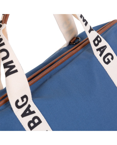 CHILDHOME DIDELIS MAMOS REIKMENŲ KREPŠYS MOMMY BAG SIGNATURE, CANVAS – INDIGO