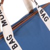CHILDHOME DIDELIS MAMOS REIKMENŲ KREPŠYS MOMMY BAG SIGNATURE, CANVAS – INDIGO