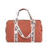 CHILDHOME DIDELIS MAMOS REIKMENŲ KREPŠYS MOMMY BAG SIGNATURE, CANVAS – TERRACOTTA 