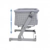 CHICCO NEXT2ME GO SULANKSTOMAS LOPŠIUKAS, LIGHT GREY