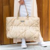 CHILDHOME FAMILY BAG NURSERY BAG - PUFFERED - BEIGE