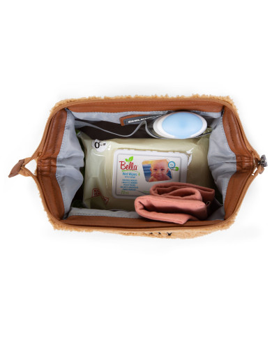 CHILDHOME KŪDIKIO REIKMENŲ KREPŠYS, TEDDY BEIGE