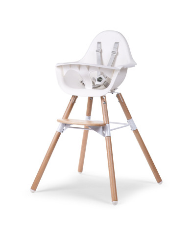 CHILDHOME EVOLU 2 MAITINIMO KĖDUTĖ, NATURAL WHITE