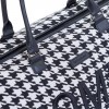 CHILDHOME DIDELIS MAMOS REIKMENŲ KREPŠYS MOMMY BAG, PIED DE POULE, BLACK