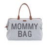 CHILDHOME DIDELIS MAMOS REIKMENŲ KREPŠYS MOMMY BAG, CANVAS - GREY