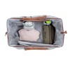 CHILDHOME DIDELIS MAMOS REIKMENŲ KREPŠYS MOMMY BAG, CANVAS - GREY
