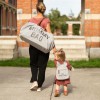 CHILDHOME DIDELIS MAMOS REIKMENŲ KREPŠYS MOMMY BAG, CANVAS - GREY