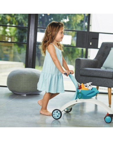 TINY LOVE STUMDUKAS-PASPIRTUKAS 5IN1, WALK BEHIND AND RIDE ON, BLUE