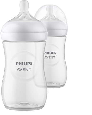 PHILIPS AVENT NATURAL RESPONSE BUTELIUKŲ RINKINYS, 260 ML, 1 MĖN.+, 2 VNT., BALTA