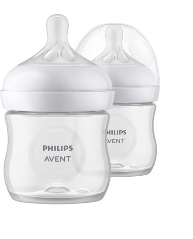 PHILIPS AVENT NATURAL RESPONSE BUTELIUKŲ RINKINYS , 125 ML, 0 MĖN.+, 2 VNT., BALTA