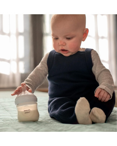 PHILIPS AVENT NATURAL RESPONSE BUTELIUKŲ RINKINYS , 125 ML, 0 MĖN.+, 2 VNT., BALTA
