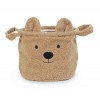 CHILDHOME DAIKTŲ IR ŽAISLŲ LAIKYMO KREPŠYS 25X20X20 CM, TEDDY BEIGE