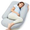 MOMCOZY MULTIFUNKCINĖ NĖŠČIOSIOS PAGALVĖ SU VĖSINANČIU AUDINIU, U FORMOS