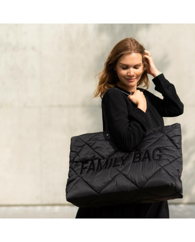 CHILDHOME FAMILY BAG KREPŠYS, PUFFERED BALCK
