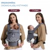 MOMCOZY ERGONOMINĖ KŪDIKIŲ NEŠIOKLĖ, PILKA