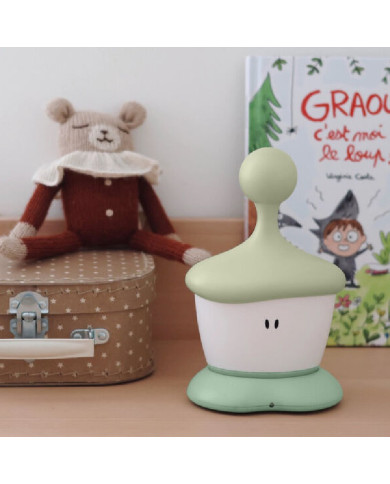 BEABA BELAIDĖ NAKTINĖ LEMPA KŪDIKIUI PIXIE SU VERKSMO JUTIKLIU, SAGE GREEN