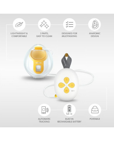 MEDELA ELEKTRINIS PIENTRAUKIS SOLO HANDS FREE