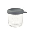 BEABA STIKLINIS MAISTO INDELIS SU DANGTELIU, MINERAL GREY, 250 ML 