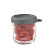 BEABA STIKLINIS MAISTO INDELIS SU DANGTELIU, MINERAL GREY, 250 ML 