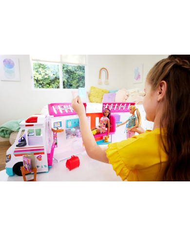 BARBIE LEĻĻU 2IN1 ĀTRĀS PALĪDZĪBAS MAŠĪNA HKT79
