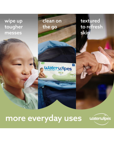 WATERWIPES BEZSMARŽAS MITRĀS SALVETES, 12 IEPAKOJUMI PA 60 GAB. SENSITIVE