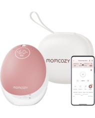 MOMCOZY PĀRNĒSĀJAMS BEZVADU PIENA PUMPIS M9, PINK
