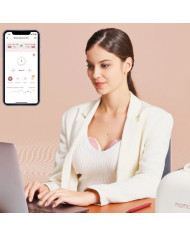 MOMCOZY DUBULTAIS PĀRNĒSĀJAMS BEZVADU PIENA PUMPIS M9, PINK