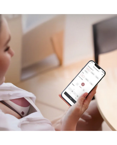 MOMCOZY DUBULTAIS PĀRNĒSĀJAMS BEZVADU PIENA PUMPIS M9, PINK