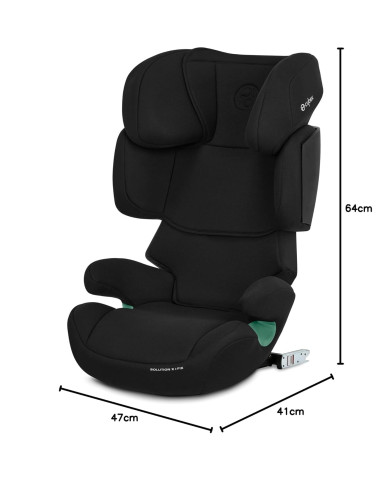 CYBEX SOLUTION X I-FIX AUTO KRĒSLIŅŠ 15-36 KG., PURE BLACK