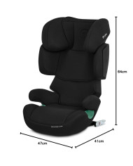 CYBEX SOLUTION X I-FIX AUTO KRĒSLIŅŠ 15-36 KG., PURE BLACK