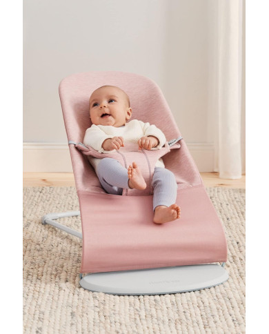 BABYBJÖRN ŠEZLONGS BLISS, 3D JERSEY, LIGHT PINK