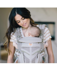 ERGOBABY OMNI 360 ĶENGURSOMA COOL AIR, PEARL GREY