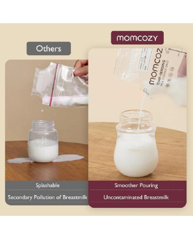 MOMCOZY PIENA UZGLABĀŠANAS MAISIŅI AR SNĪPI, 120 GAB.